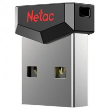 USB2.0 64Gb Netac UM81 (NT03UM81N-064G-20BK) (без колпачка, пластик, цвет черный )