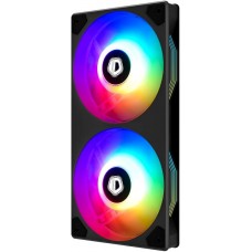 Вентилятор 120mm ID-Cooling ICEFAN 240 ARGB (НАБОР 2 в 1) 120x120x27мм (PWM, dual ball, RGB, 900-2000об/мин) BOX