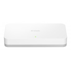 Коммутатор D-Link DGS-1008A/F1A (неуправляемый, настольный, матрица 16 Гбит/с, 8xGbit)