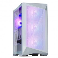 Корпус ATX Без БП Zalman Z9 Iceberg (Tempered Glass, 2xUSB 2.0, 2xUSB-A 3.2 5Гбит/с, 1xUSB-C 3.2 5Гбит/с, 2x140mm FAN, HD Audio+Mic, VGA MAX 390mm, CPU MAX 185mm, пылевые фильтры) White
