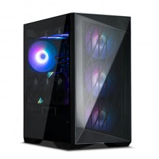 Корпус ATX Без БП Zalman Z9 Iceberg MS (Tempered Glass, 2xUSB 2.0, 2xUSB-A 3.2 5Гбит/с, 1xUSB-C 3.2 5Гбит/с, 4x140mm ARGB FAN, HD Audio+Mic, VGA MAX 390mm, CPU MAX 185mm, пылевые фильтры) Black