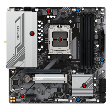 MB Gigabyte B650M GAMING PLUS WF Soc-AM5 (B650) PCI-Ex16 PCI-Ex1 2xM.2 RAID 0/1/10 2.5GbE LAN Wi-Fi 6E BT 5.3 2xARGB+RGB 4xDDR5 8000MHz+ HDMI+2xDP mATX RTL