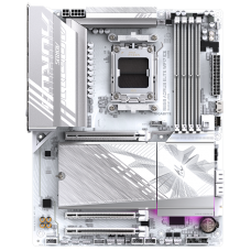MB Gigabyte B850 A ELITE WF7 Soc-AM5 (B850) 3xPCI-Ex16 3xM.2 2.5GbE LAN WiFi 7 BT 5.3 3xARGB+RGB RAID 0/1/10 4xDDR5 8200MHz+ DP+HDMI(front) ATX RTL