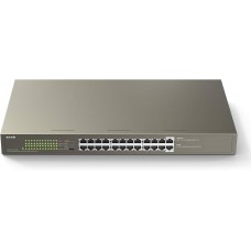 Коммутатор Tenda TEG1124P-24-250W (24 x 1Gbit PoE+, 225W) Unmanaged