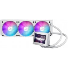 Система водяного охлаждения Thermalright Frozen Warframe ULTRA 360 White ARGB (F-WFRAME-ULT-360-WH-ARGB) / (LGA115X/1200/1700/2011/2066/AM4/AM5) / LCD Display / 360mm / 3x120mm / Black
