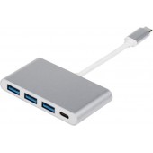 ATCOM <AT2808> 7-Port Hub, 3xUSB3.0 + USB-C, подкл. USB-C
