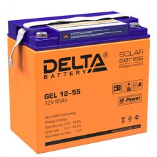 Аккумулятор Delta GEL 12-55 (12V, 55Ah)