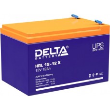 Аккумулятор Delta HRL 12-12(X) (12V, 12Ah) для UPS