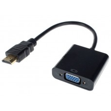 [NEW] Gembird Переходник HDMI-VGA Cablexpert, 19M/15F, провод 15см (A-HDMI-VGA-04)