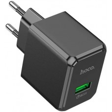 [NEW] HC-03805 HOCO CS13A/ Сетевое ЗУ/ PD / 1 USB/ Выход: 20W/ Black