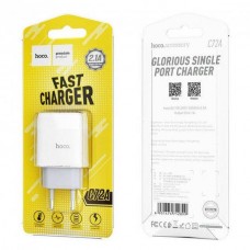 [NEW] Hoco C72A White <712899> Зарядное устройство USB (Вых. DC5V, USB)