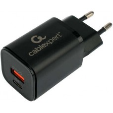 [NEW] MP3A-PC-45 Зарядное устройство Cablexpert MP3A-PC-45, 20Вт, 3А, QC3.0/PD, 1хType-C, черный, пакет