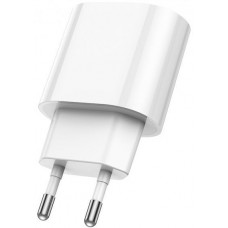 [NEW] Блок питания сетевой 1 USB HOCO C109A Fighter, QC3.0, белый (1/36/216) 6931474784810