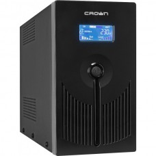 UPS 800VA CROWN Micro <CMU-SP800 EURO LCD USB> защита телефонной линии/RJ-45, USB