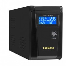 UPS 600VA Exegate SineTower <SZ-600> <EX295986RUS> LCD, Schuko, без АКБ