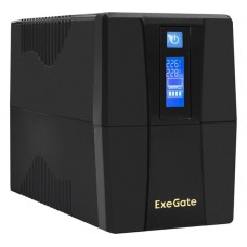 UPS 850VA Exegate Power Smart <ULB-850 LCD> <EP285478RUS> Shuko, LCD, защита телефонной линии/RJ45, USB
