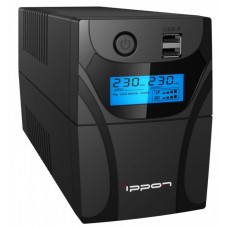 UPS 850VA Ippon Back Power Pro II 850 Euro LCD +USB+защита телефонной линии/RJ45