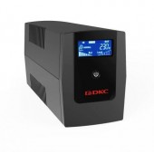 DKC INFOLCD800I Линейно-интеракт. ИБП ДКС Info LCD, 800 ВА/480 Вт, 1/1, 3xIEC C13, USB + RJ45, LCD, 1x8Aч