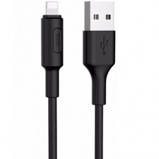 Hoco <X25i Black> Кабель USB AM->Lightning 1м