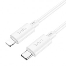 [NEW] Type-C - 8 pin HOCO X88 Gratified, 1.0м, 2.4A, PD20W, белый упакован (1/1000) 6931474783295