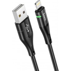 [NEW] Кабель Hoco U93 Shadow iP U93 SHADOW IP USB (m)-Lightning (m) 1.2м черный коробка