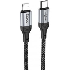 [NEW] Кабель Hoco X102 Fresh iP USB Type-C (m)-Lightning (m) 1м черный коробка