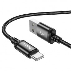 [NEW] Кабель Hoco X89 Wind iP USB Type-C (m)-Lightning (m) 1м черный коробка