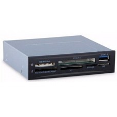 ExeGate <CR-611U3> 3.5" Internal USB3.0 CF/xD/SD/MMC/microSD/M2/MS/Duo Reader/Writer+1-portUSB3.0 <EX293028RUS>