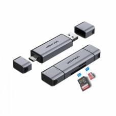 Vention <CLKB0> USB3.0 microSD/SD Card Reader/Writer