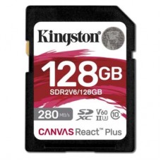 Флеш карта SDXC 128GB Kingston SDR2V6/128GB Canvas React Plus w/o adapter