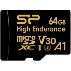 [NEW] Флеш карта microSDXC 64GB Silicon Power SP064GBSTXDV3V1HSP High Endurance V30 A1 + adapter