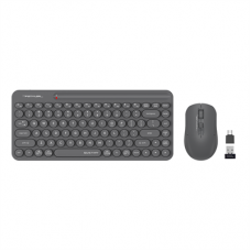 Клавиатура + мышь A4Tech Fstyler FG3200 Air2 клав:серый мышь:серый USB беспроводная slim Multimedia