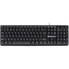 DEFENDER 45559 Проводная клавиатура Symbol HB-559 RU,черный,104 кн,1.5м