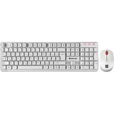 Defender Milan <C-992> White (Кл-ра, FM, USB+Мышь 3кн, Roll, FM, Optical, USB) <45994>