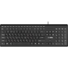 Клавиатура SVEN KB-S307M Black <USB> 105КЛ+16КЛ М/Мед