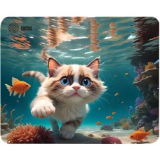 [NEW] Коврик для мыши Cactus Fish Cat рисунок 300x250x3мм (CS-MPC-D15M)