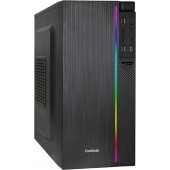 EX297475RUS Minitower ExeGate mEVO-9302-NPX450 (mATX, БП 450NPX с вент. 12см, 2*USB+1*USB3.0, HD аудио, черный, с RGB п