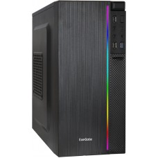 EX297475RUS Minitower ExeGate mEVO-9302-NPX450 (mATX, БП 450NPX с вент. 12см, 2*USB+1*USB3.0, HD аудио, черный, с RGB п
