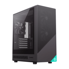 [NEW] GameMax Focus MB без БП (Midi Tower, ATX, Черный, 1*USB3.0 + 1*Type-C, 5*120мм)