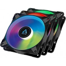 Arctic <ACFAN00232A> P12 PWM PST A-RGB Value Pack (4пин, 120x120x25мм, 0-2000об/мин, уп 3 шт)