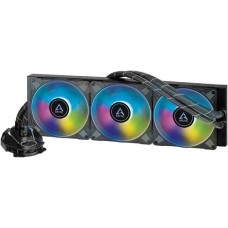 Arctic <ACFRE00109A> Liquid Freezer II 420 A-RGB Black (4пин, 115x/1200/1700/AM4, 200-1900об/мин, вод. охл.)