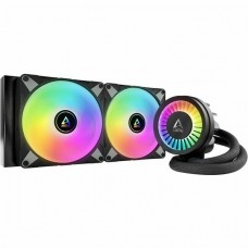 Arctic <ACFRE00143A> Liquid Freezer III-280 A-RGB Black (4пин, 1700/AM4/AM5, 200-1900об/мин, вод. охл.)