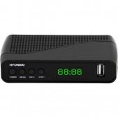 Hyundai <H-DVB500> (Full HD A/V Player, HDMI, RCA, 2xUSB2.0, DVB-T2/DVB-C, ПДУ)