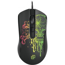 OKLICK Gaming Mouse <702G> <Black> (RTL) USB 4btn+Roll + коврик<1902907>