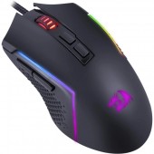 Redragon 72018 Проводная игровая мышь Trident Lite черная,RGB,7кн,8000dpi