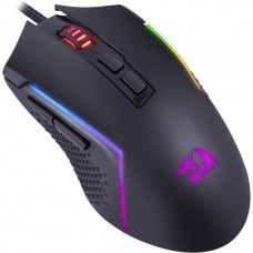 Redragon 72018 Проводная игровая мышь Trident Lite черная,RGB,7кн,8000dpi