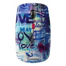 SmartBuy Wireless Optical Mouse <SBM-327AG-LV-FC> (RTL) USB 4btn+Roll, беспроводная