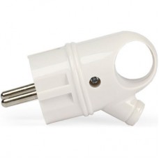 [NEW] SBE-16-P02-w Вилка Smartbuy, угловая с заземлением белая 16А 250В (SBE-16-P02-w)/600
