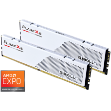 DDR5 32Gb KiTof2 PC-48000 6000MHz G.Skill Flare X5 (F5-6000J2836G16GX2-FX5W) CL28-36-36-96 / AMD EXPO / White