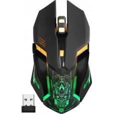 Мышь беспроводная Defender Trigger GM-934 LED (52934) (полноразмерная игровая мышь, беспроводная радио, сенсор оптический 3200 dpi, 6 кнопок, колесо с нажатием, цвет черный)